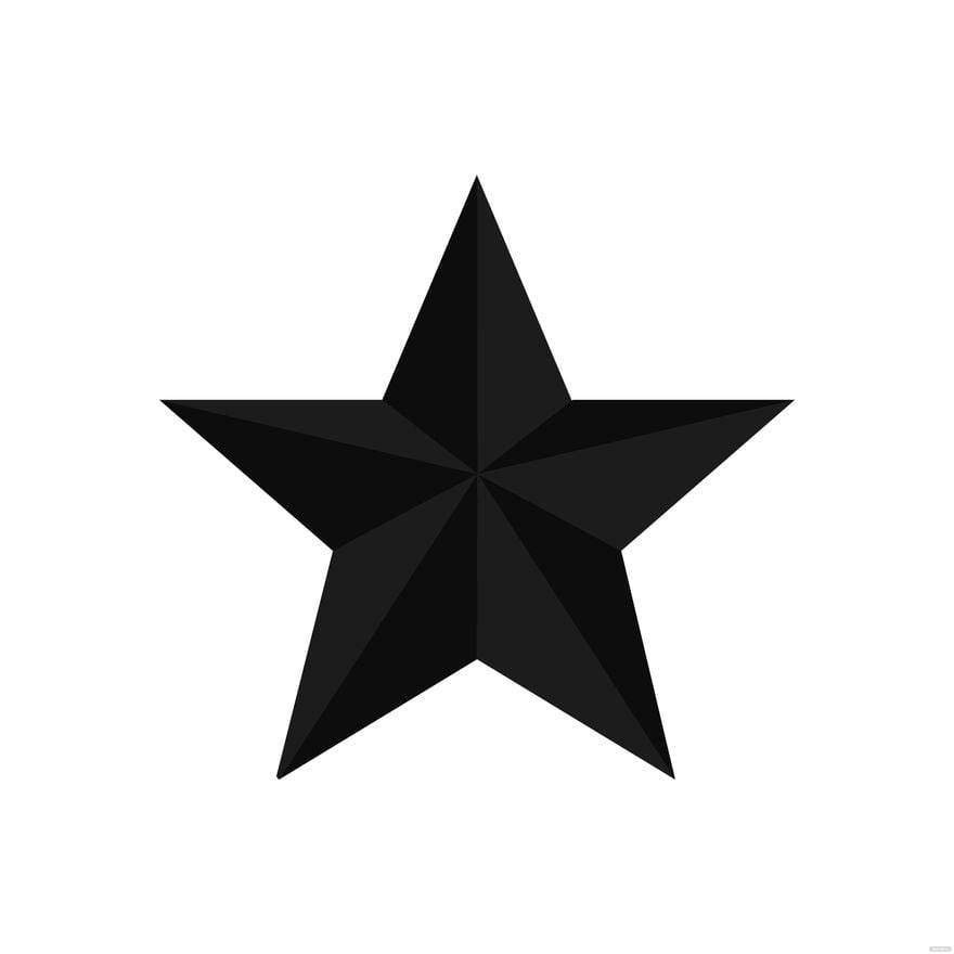 Black Star Clipart in Illustrator, EPS, SVG, JPG, PNG
