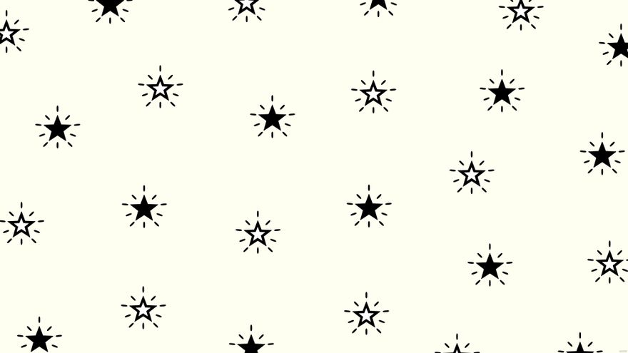 Black and White Star Background