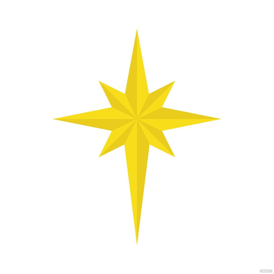 christmas star template