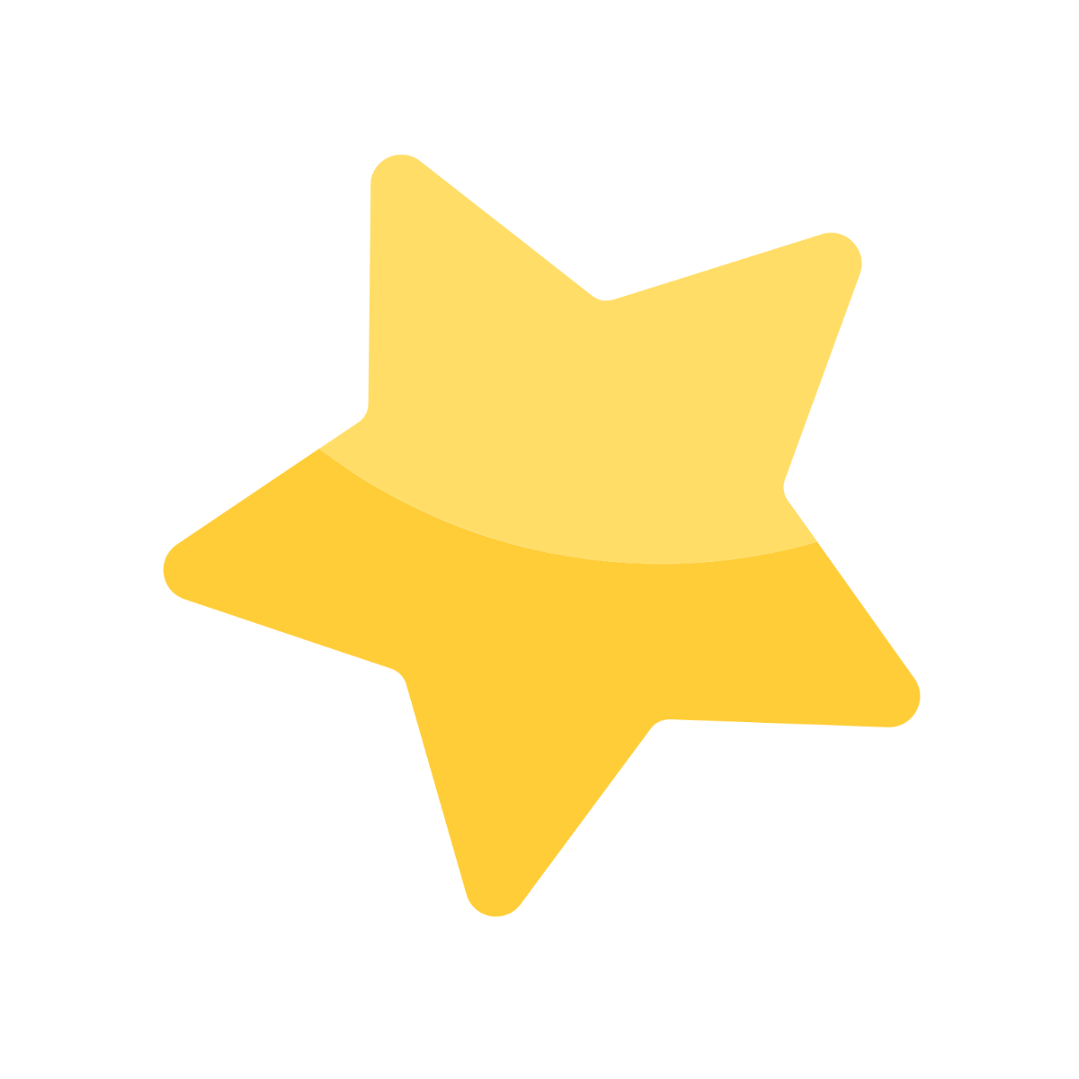 Yellow Star Clipart Template