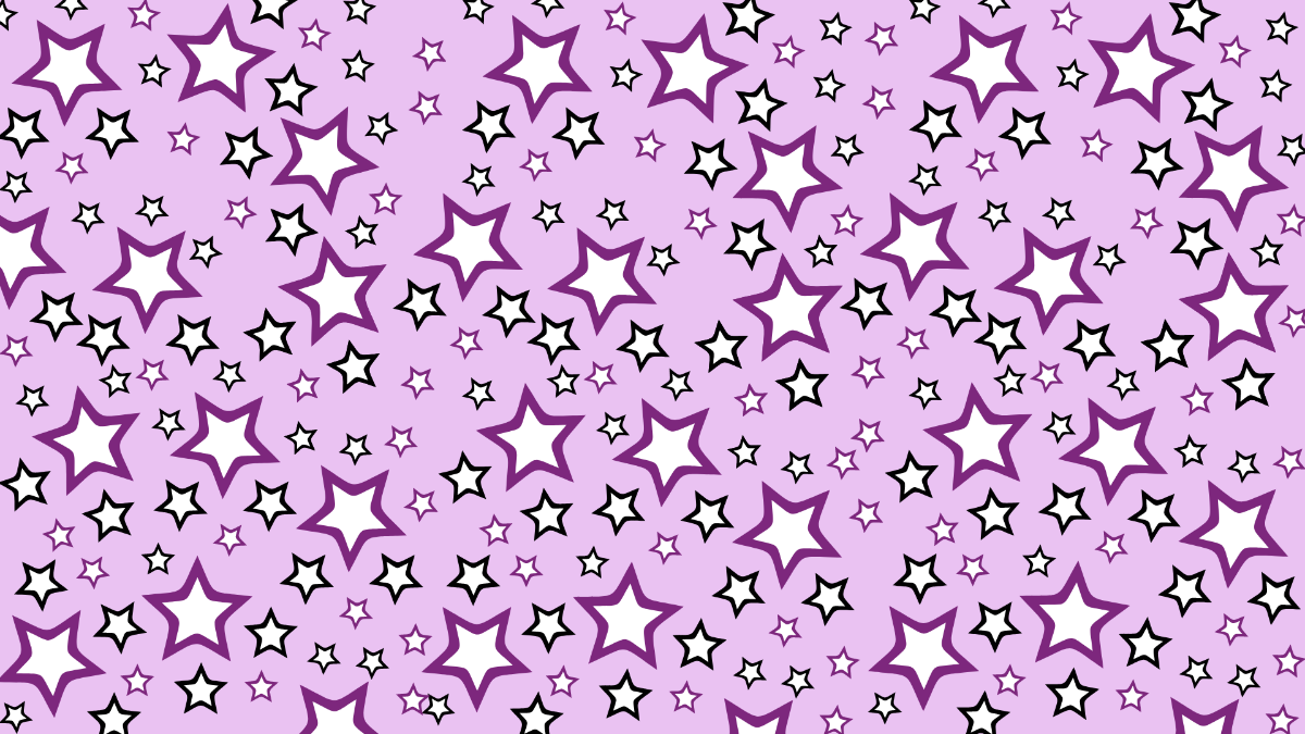 Free Black And Purple Stars Background