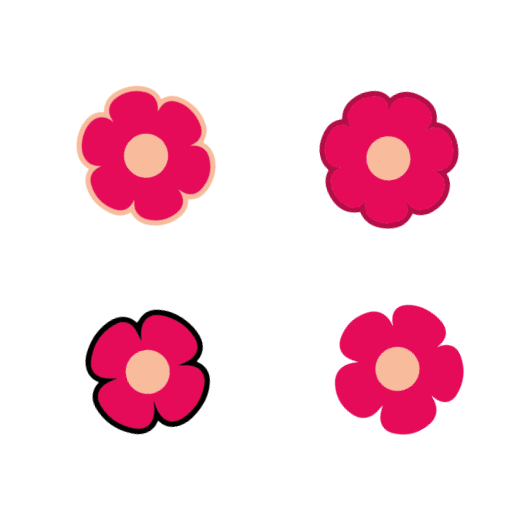 Free Flowers Rotate Animated Stickers Download in GIF, After Effects