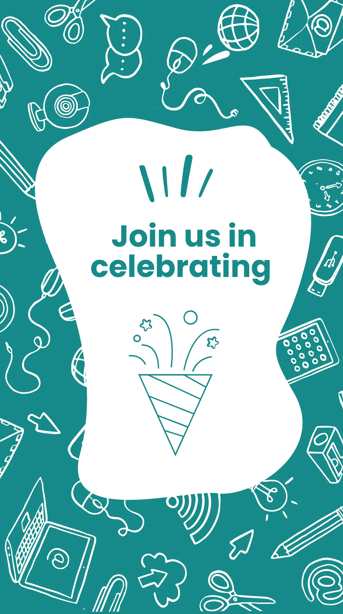 Free Teacher's Day Invitation Instagram Story Template to Edit Online