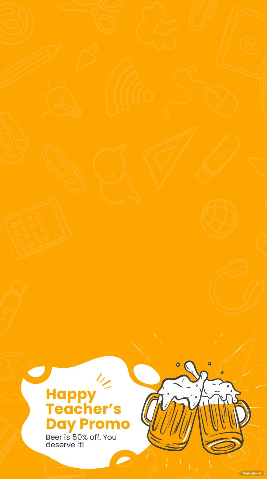 Funny Teacher's Day Snapchat Geofilter Template