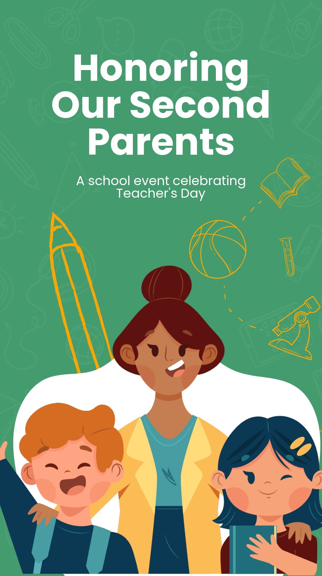 Free Teacher's Day Event Instagram Story Template
