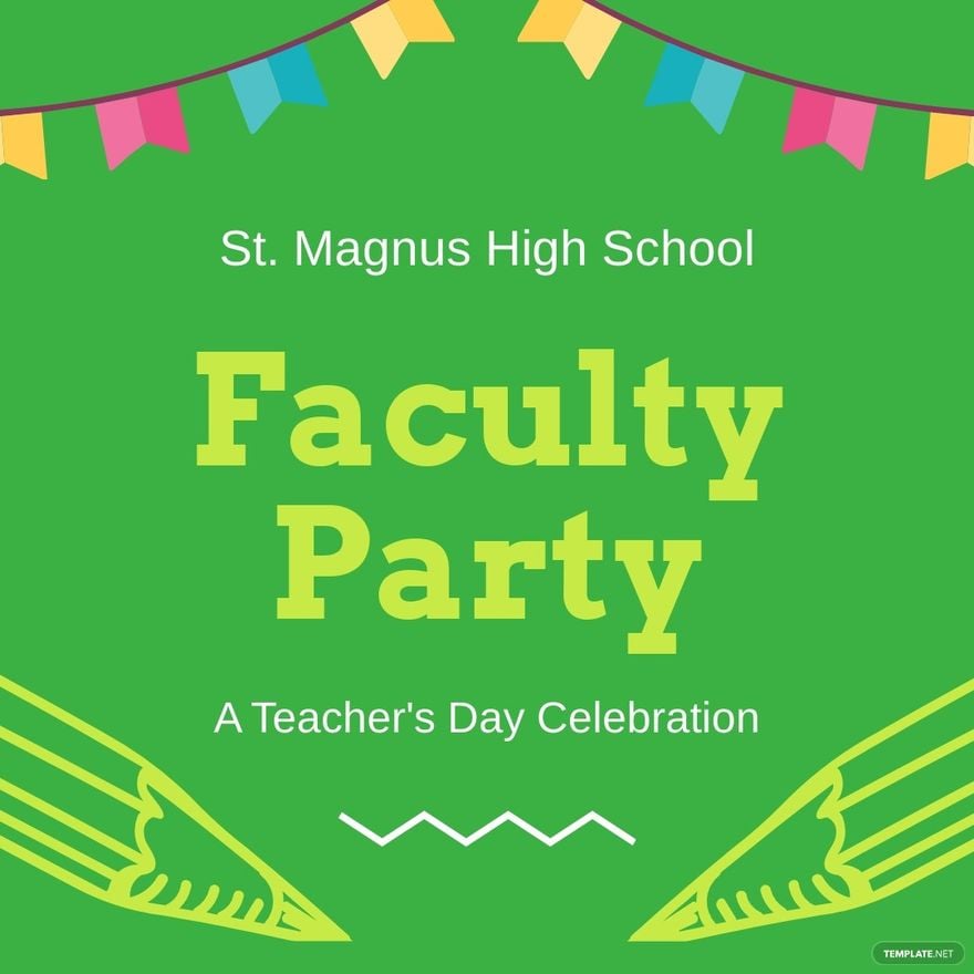 Teacher's Day Celebration Instagram Post Template