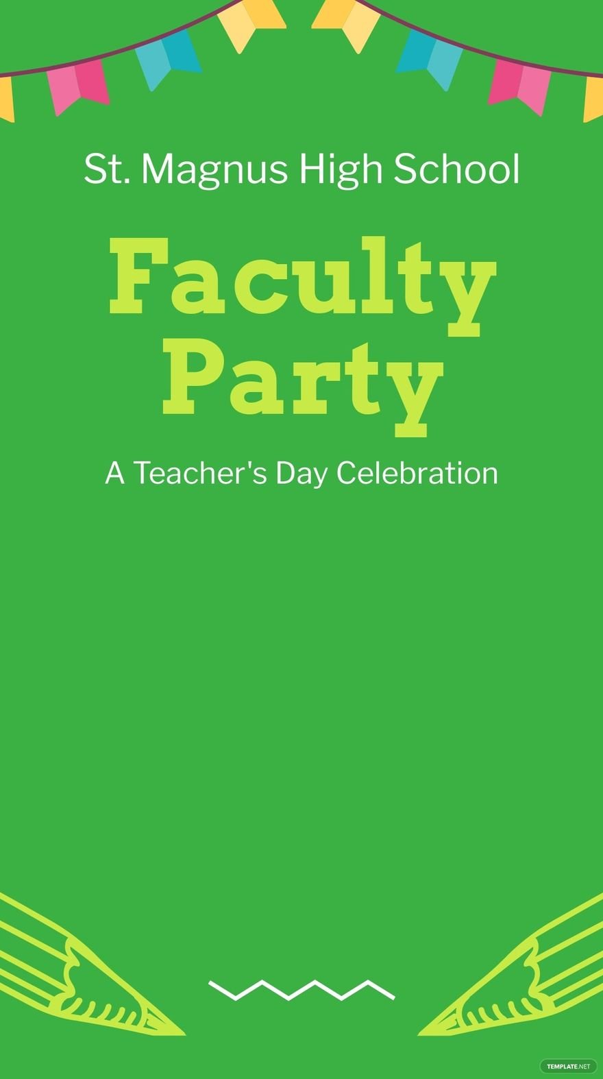 Free Teacher's Day Celebration Snapchat Geofilter Template