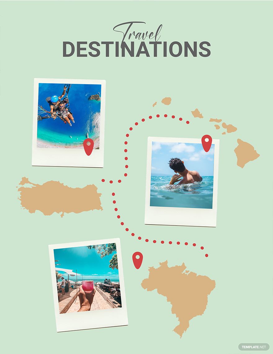 Vacation Photo Collage Template