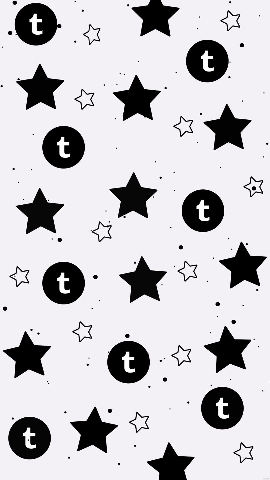 Free Tumblr Black Star Background - EPS, Illustrator, JPG, SVG |  