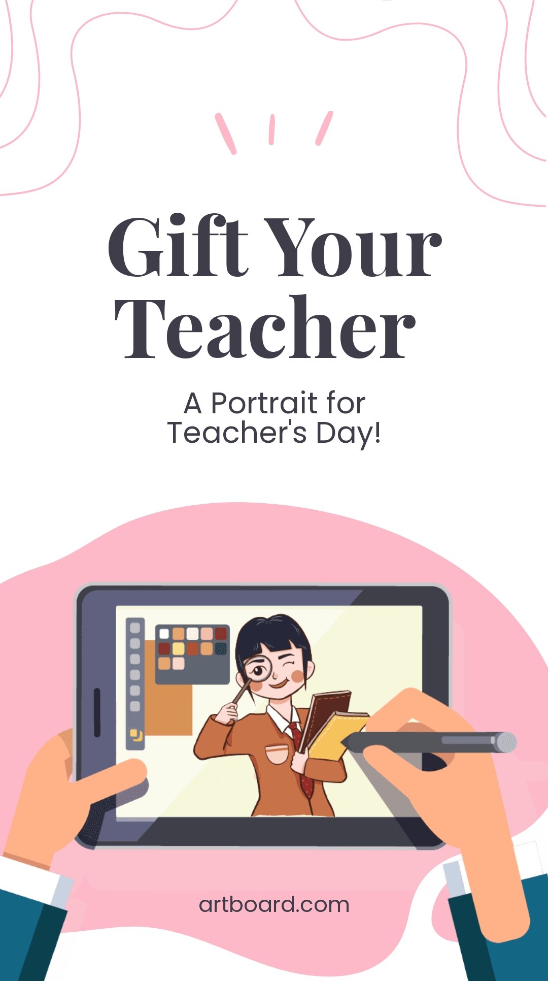 Animated Teacher's Day Instagram Story Template