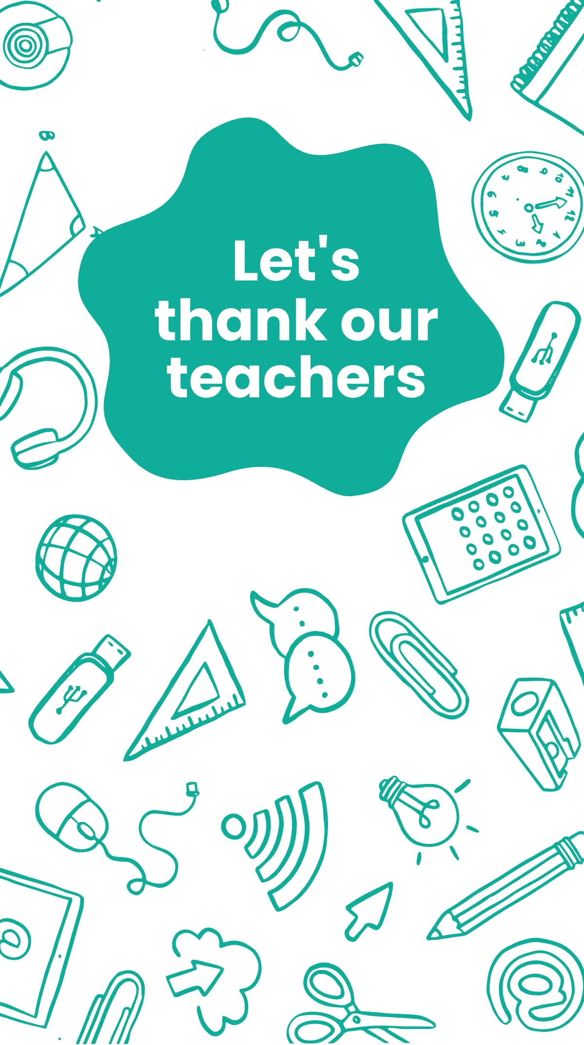 Free Teacher Appreciation Instagram Story Template to Edit Online