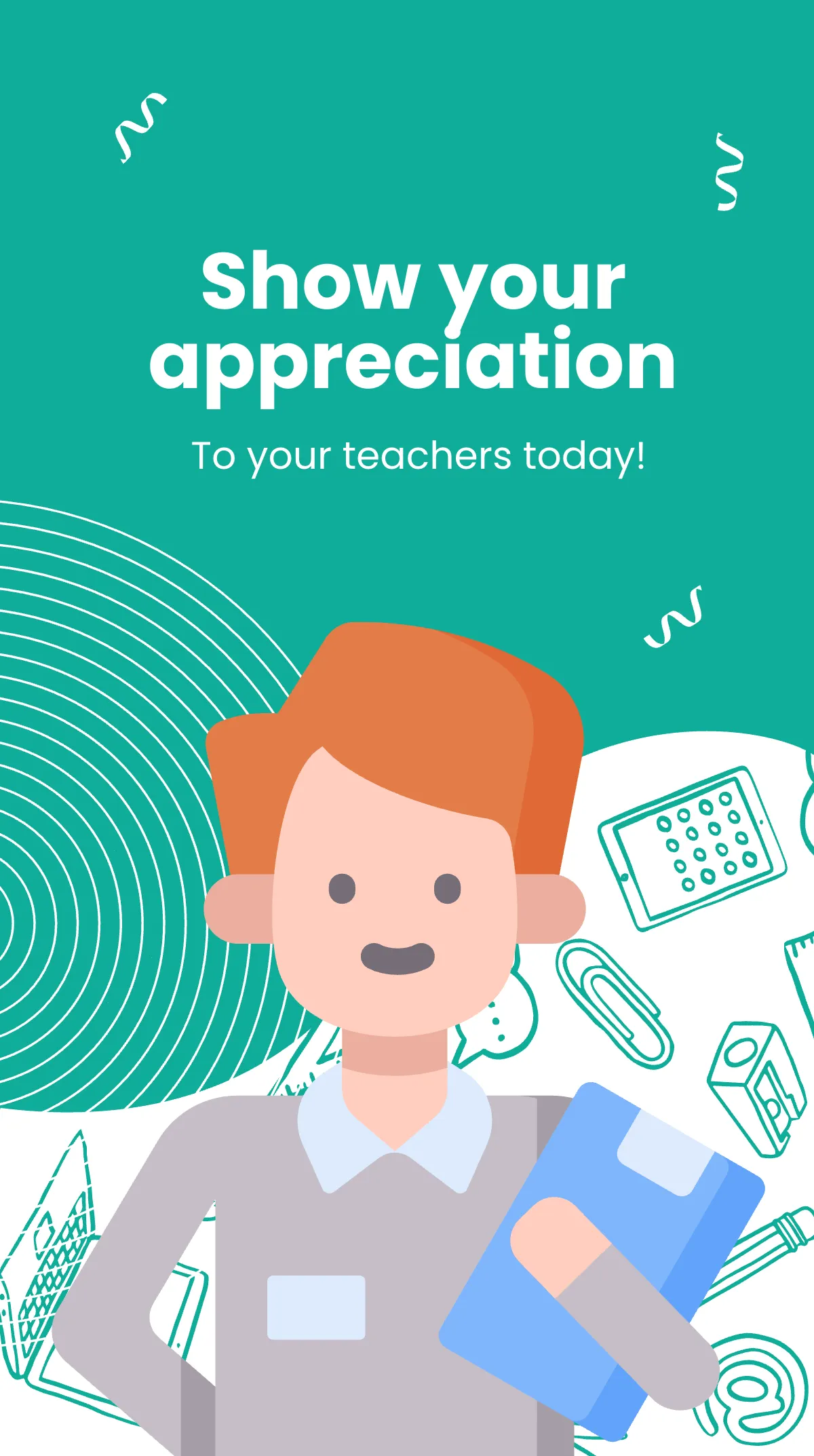 Free Teacher Appreciation Instagram Story Template to Edit Online