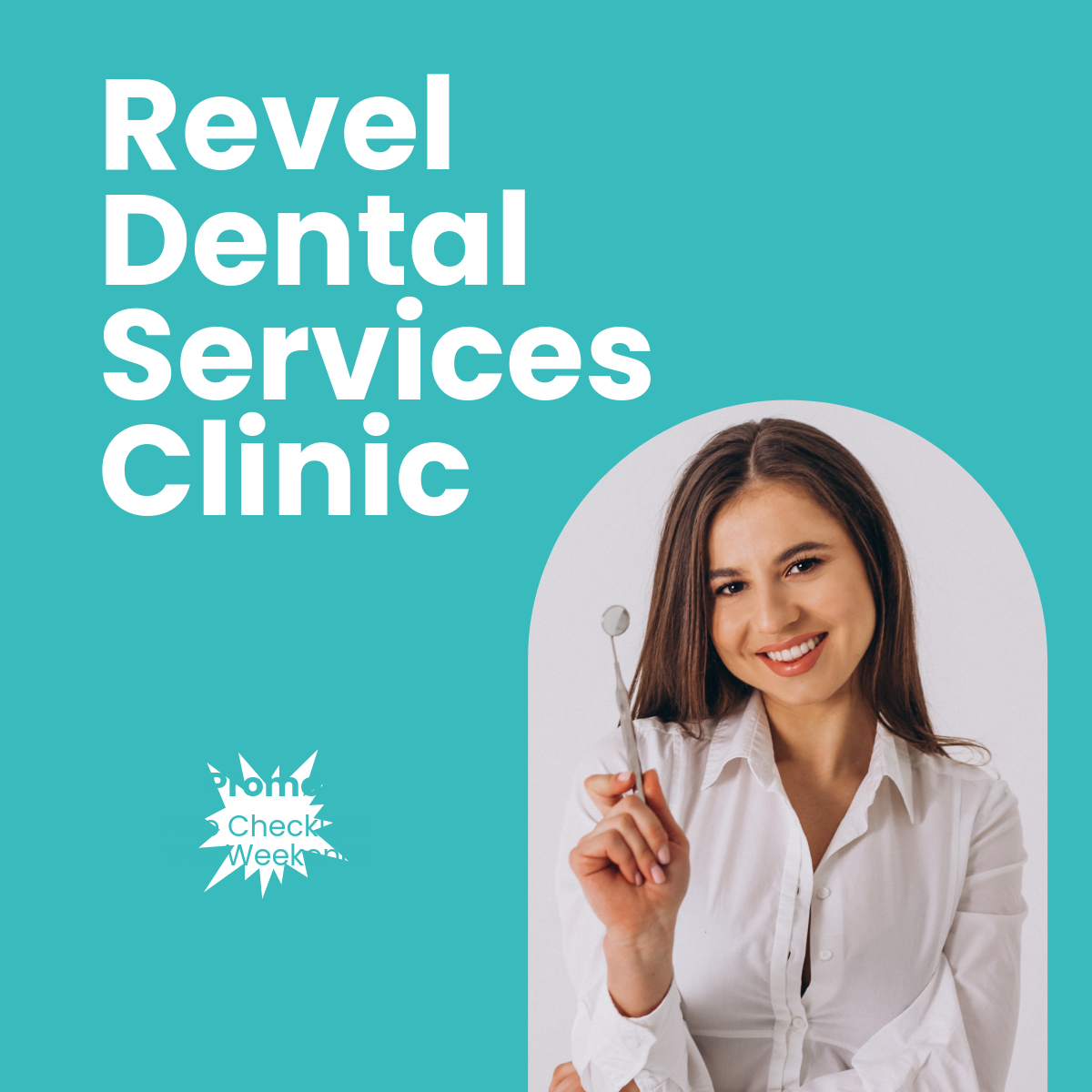 Free Dental Promotion Linkedin Post Template to Edit Online