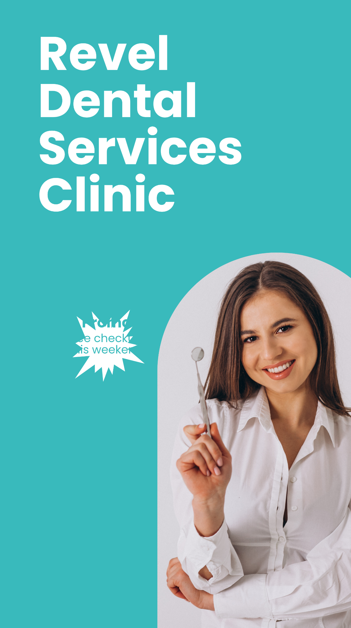 Free Dental Promotion Whatsapp Post Template to Edit Online