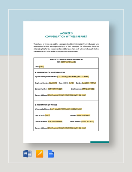 Employee Report Template - 28+ Free Sample, Example Format Download ...