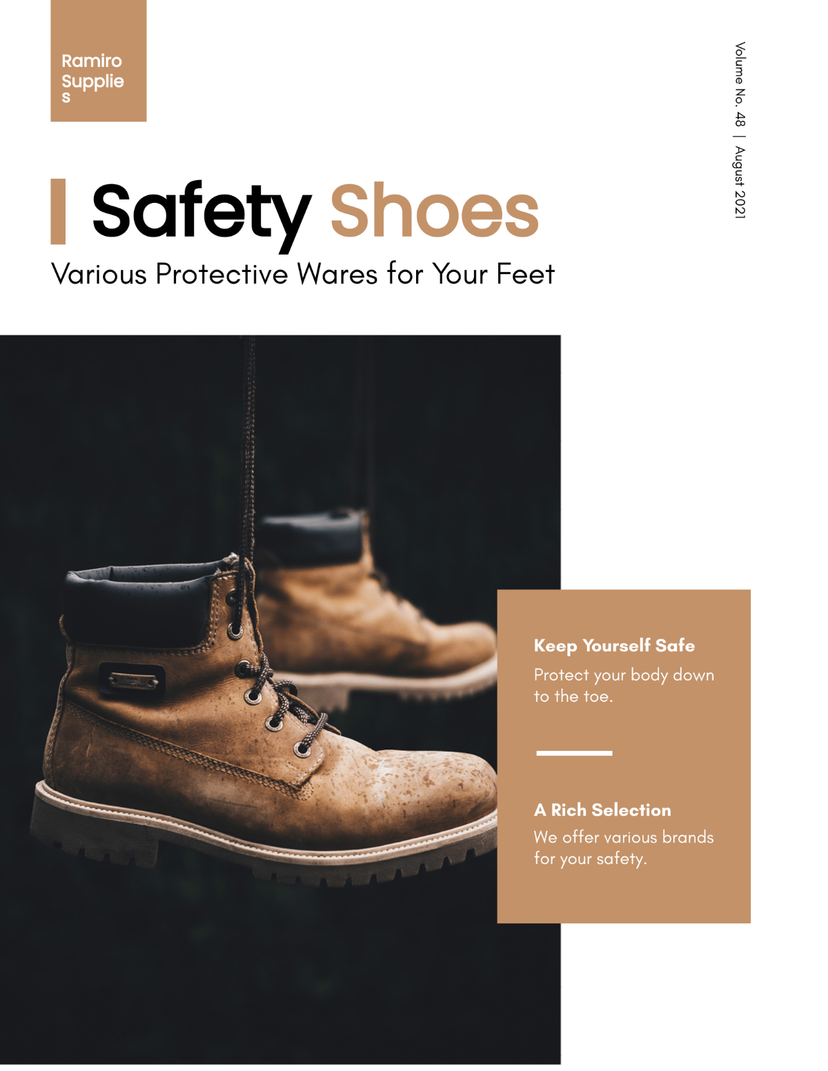 Safety Shoes Catalog Template