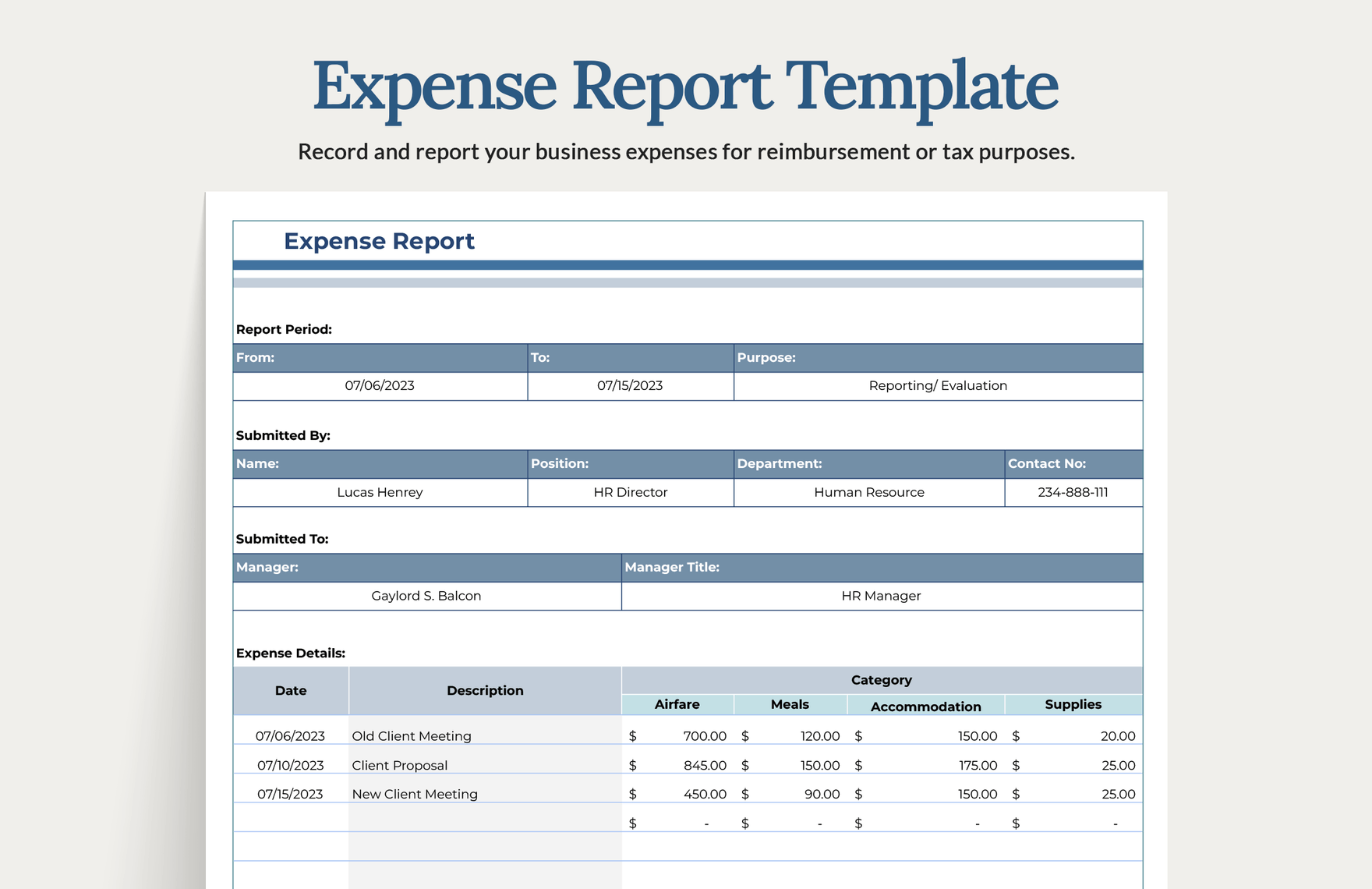 Travel Expense Report Template Google Sheets Prntbl 