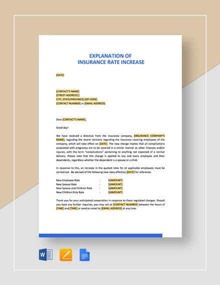 Download 7+ Insurance Templates - Word | Google Docs | Apple (MAC ...