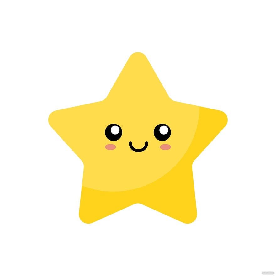 Free Cute Star Clipart in Illustrator, EPS, SVG, JPG, PNG