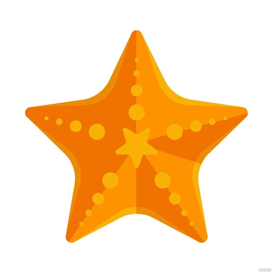Free Sea Star Clipart in Illustrator, EPS, SVG, JPG, PNG