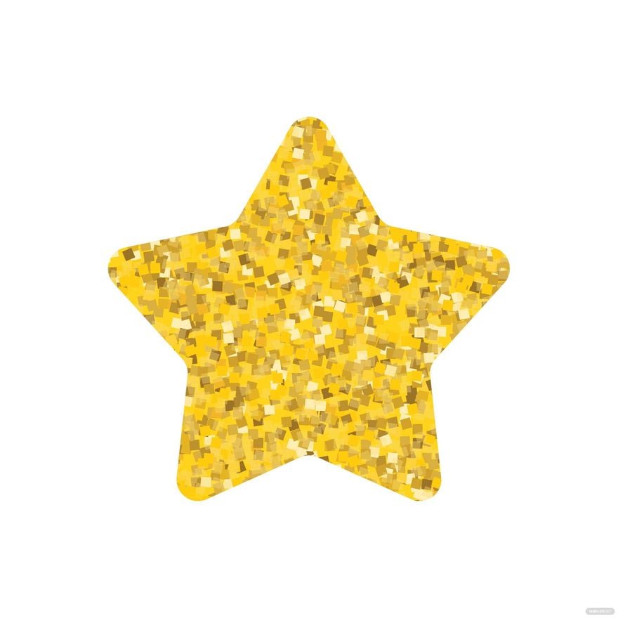 Glitter Star Clipart