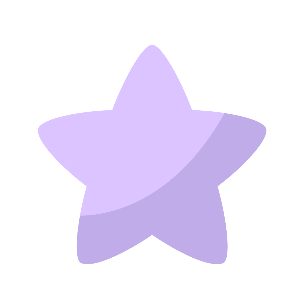 Pastel Star Clipart Template