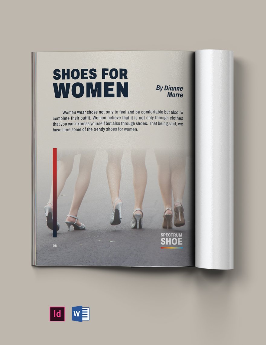 Simple Shoe Catalog Template