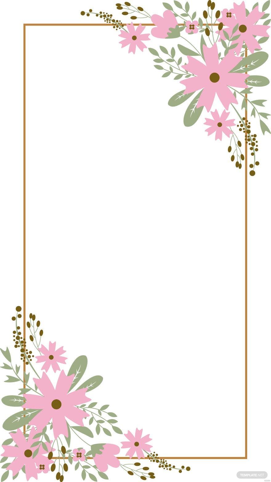 Wedding Floral Background Vector in Illustrator, EPS, SVG, JPG, PNG