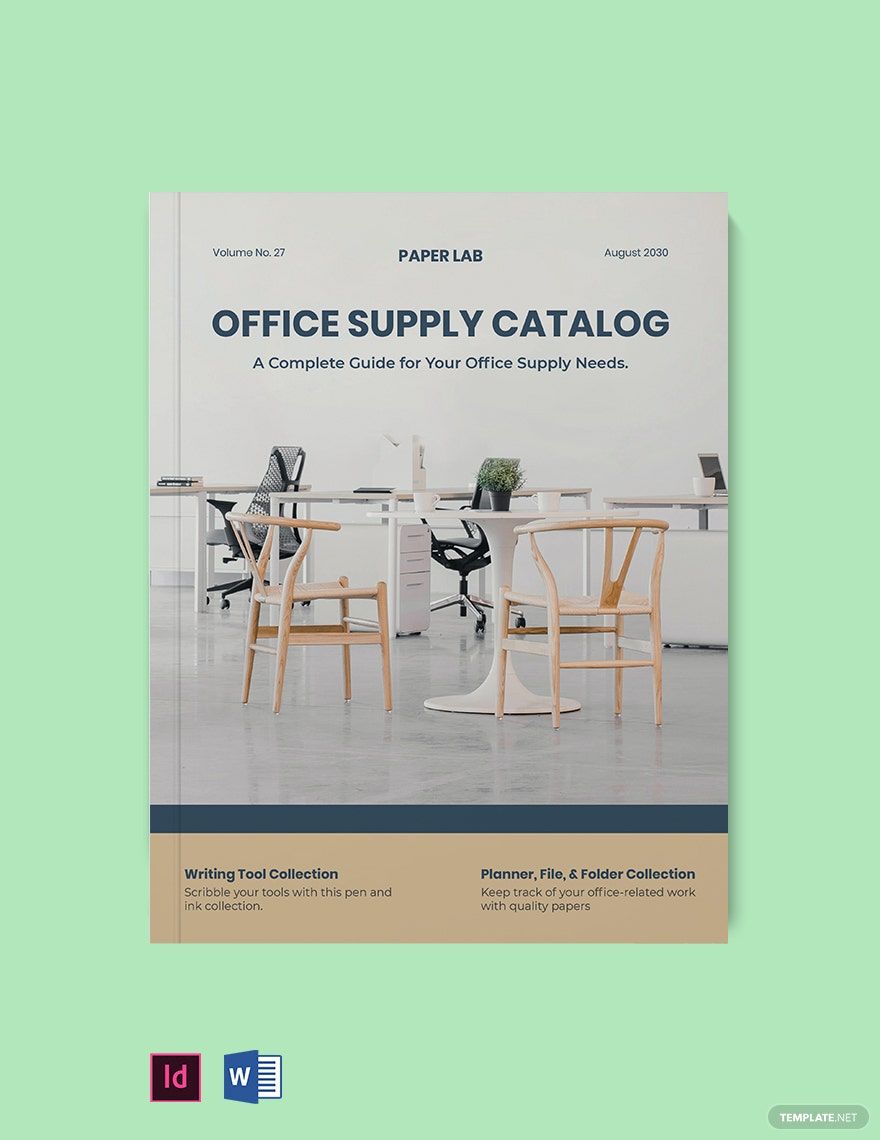 Office Supply Catalog Template Download In Word PDF InDesign 