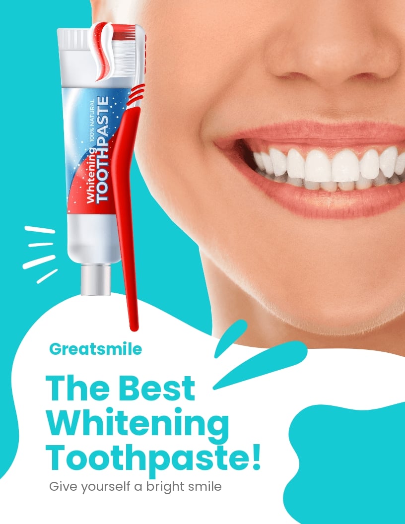 Teeth Whitening Flyer Template