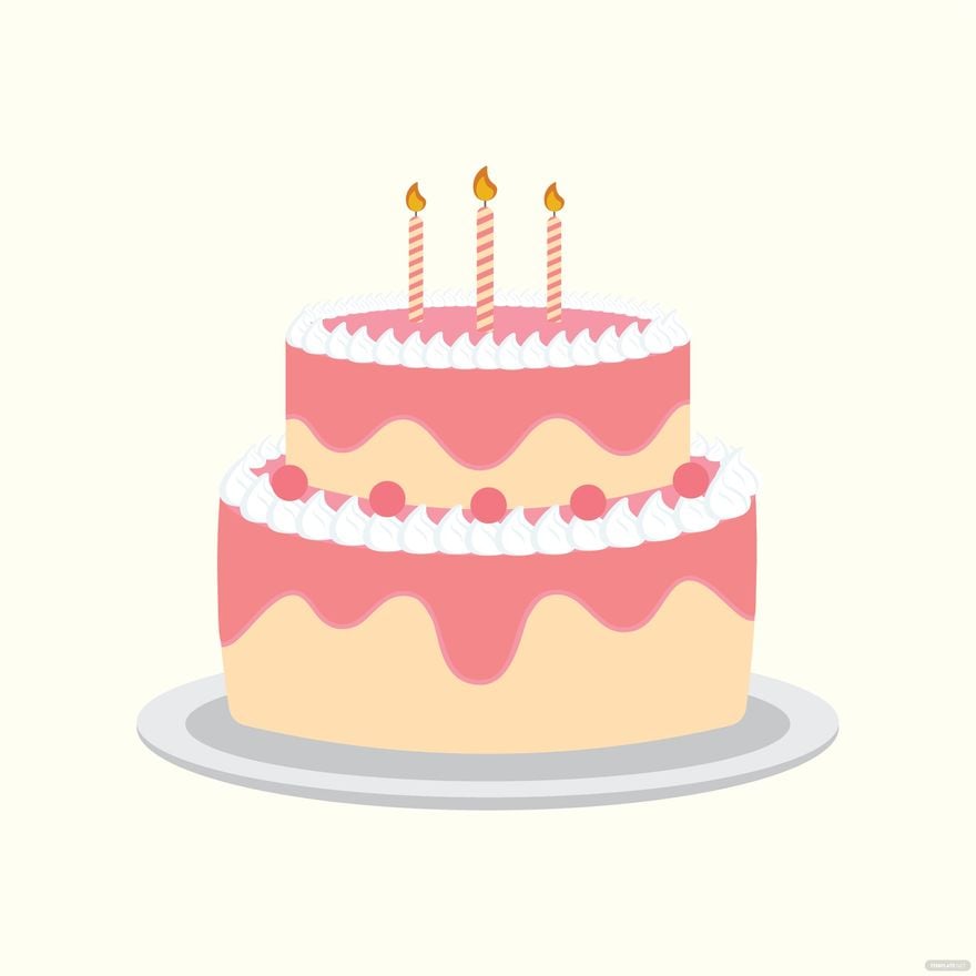 Free Birthday Cake Vector