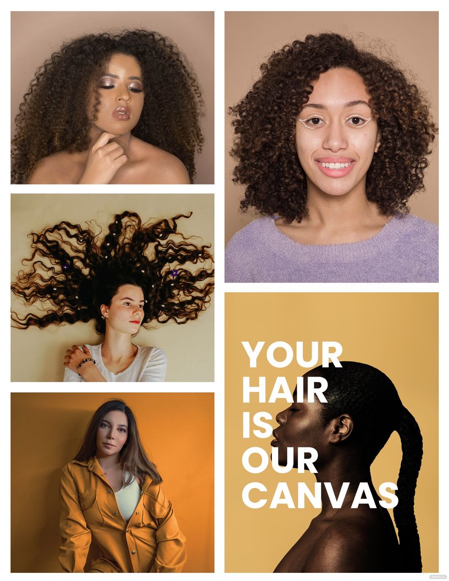 Hair Design Photo Collage