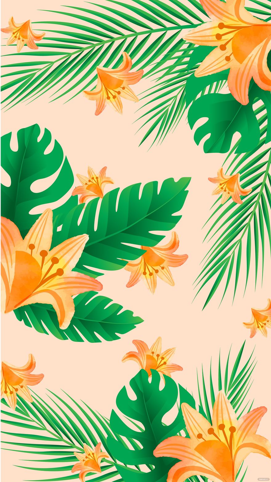 Summer iPhone Background Template