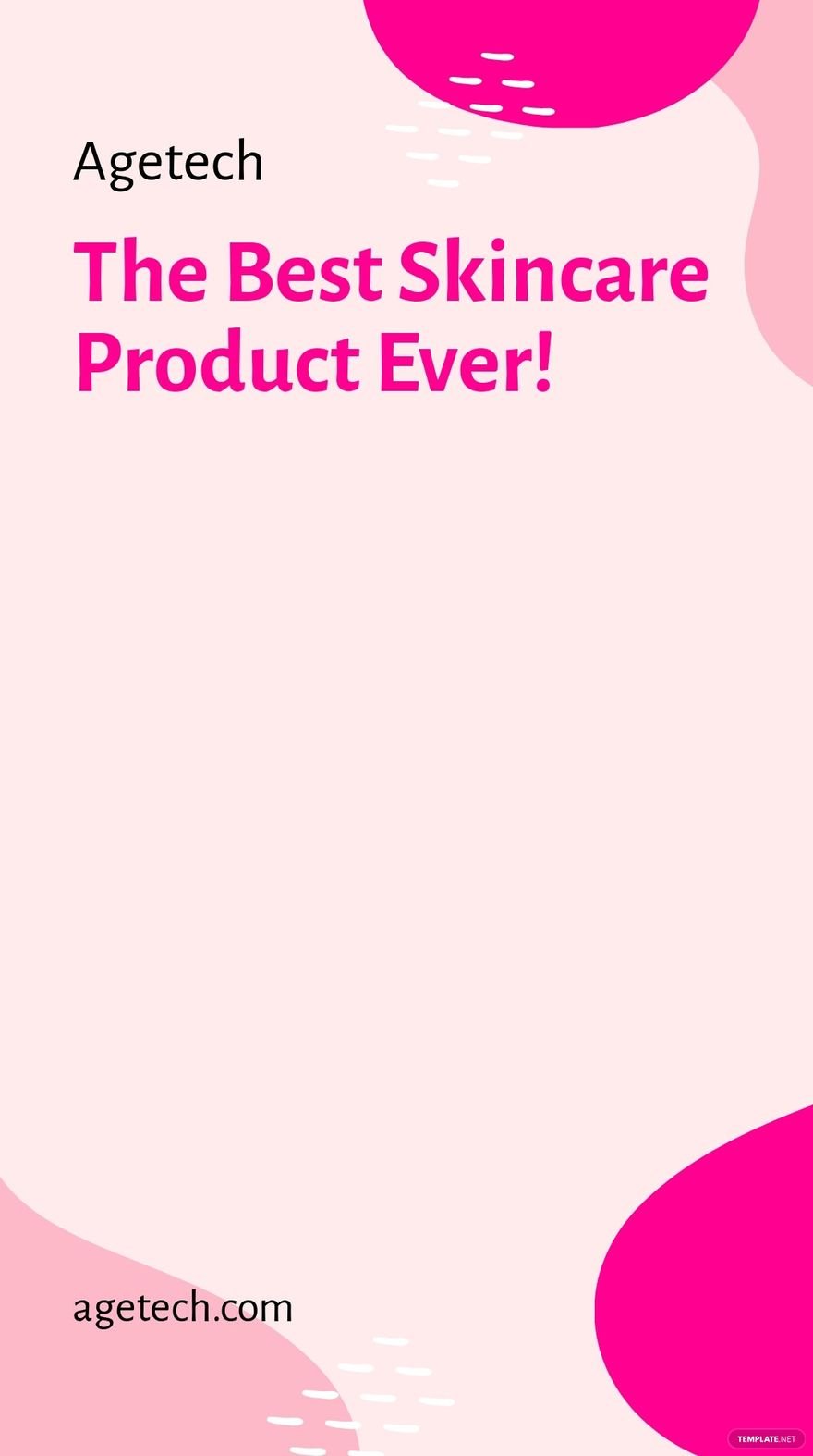 Free Skin Care Snapchat Geofilter Template