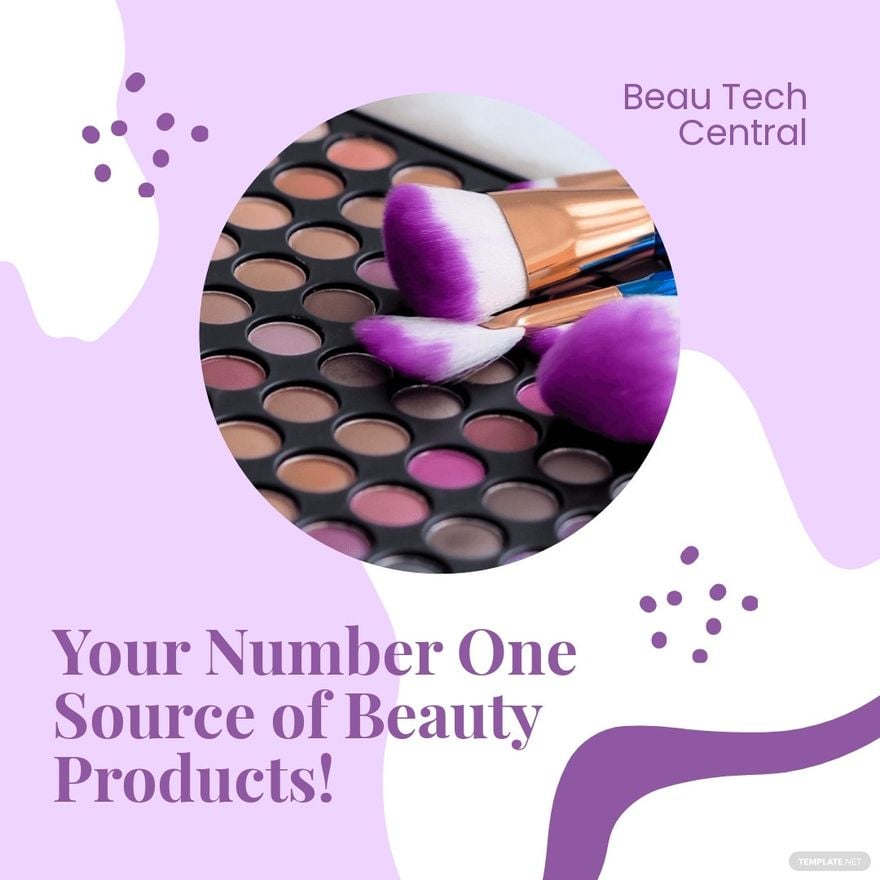 Beauty Product Instagram Post Template