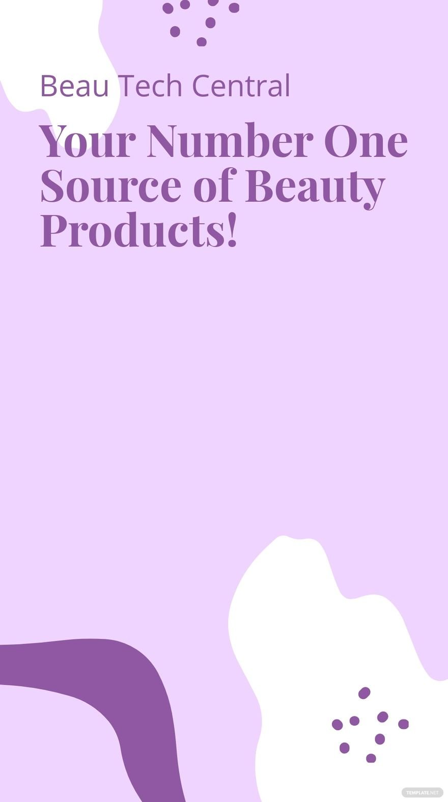 Free Beauty Product  Snapchat Geofilter Template