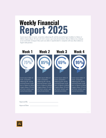 free financial report template 440x570