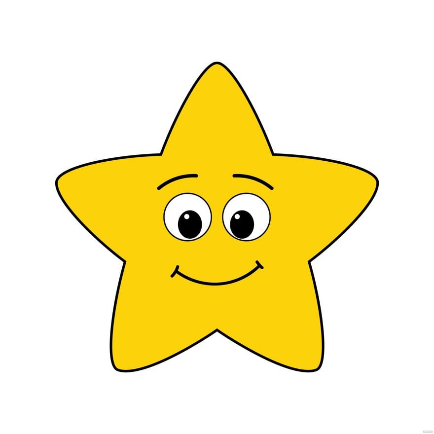 Free Star Face Clipart
