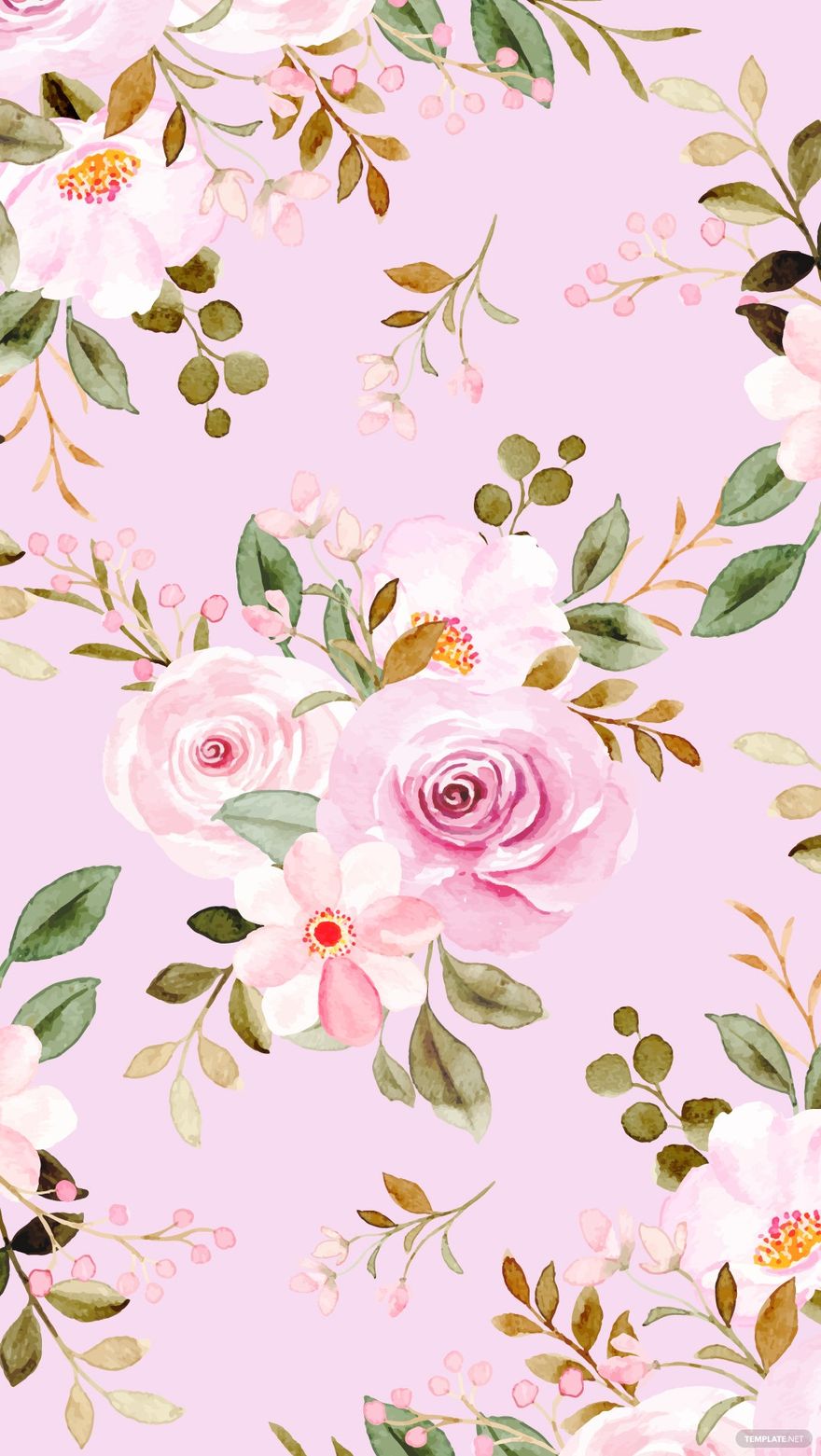 Free Flower iPhone Background - EPS, Illustrator, JPG, SVG 