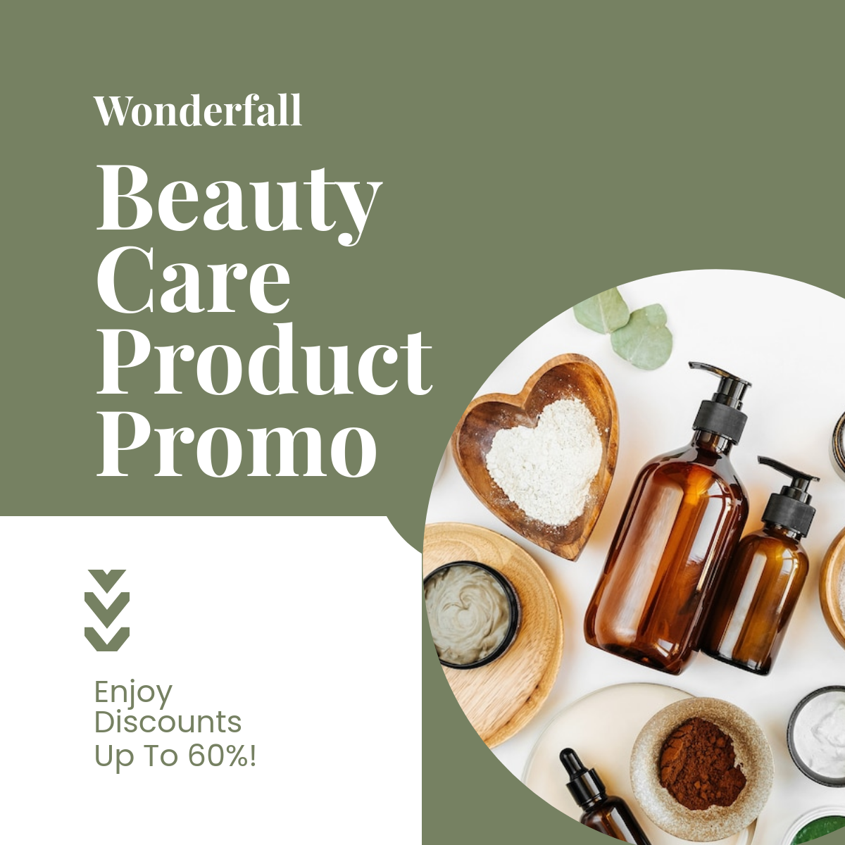 Free Beauty Care Linkedin Post Template to Edit Online