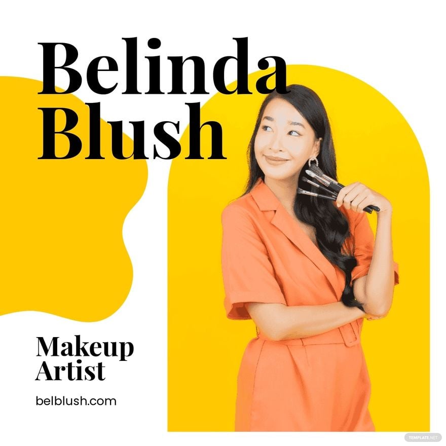 Bridal Makeup Artist Linkedin Post Template