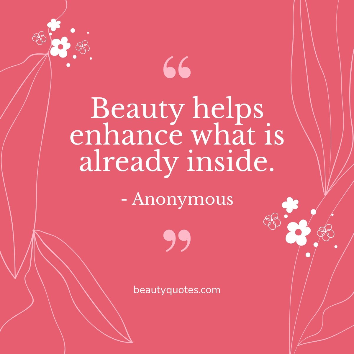 Free Beauty Quote Linkedin Post Template