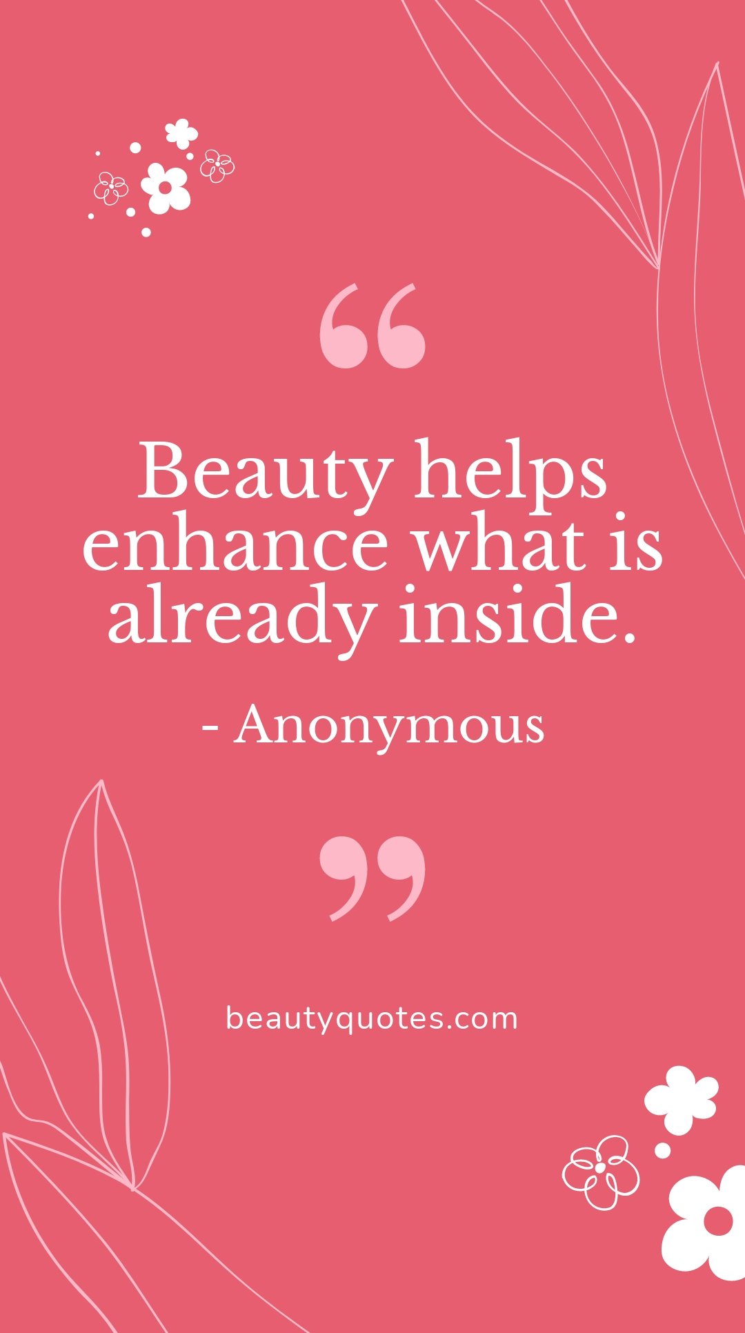 Free Beauty Quote Whatsapp Post Template