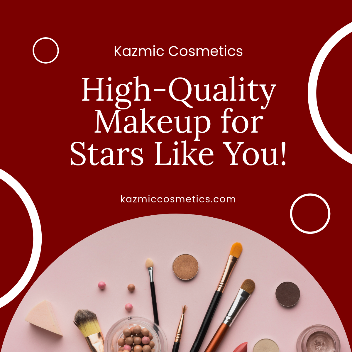 Free Cosmetics Linkedin Post Template