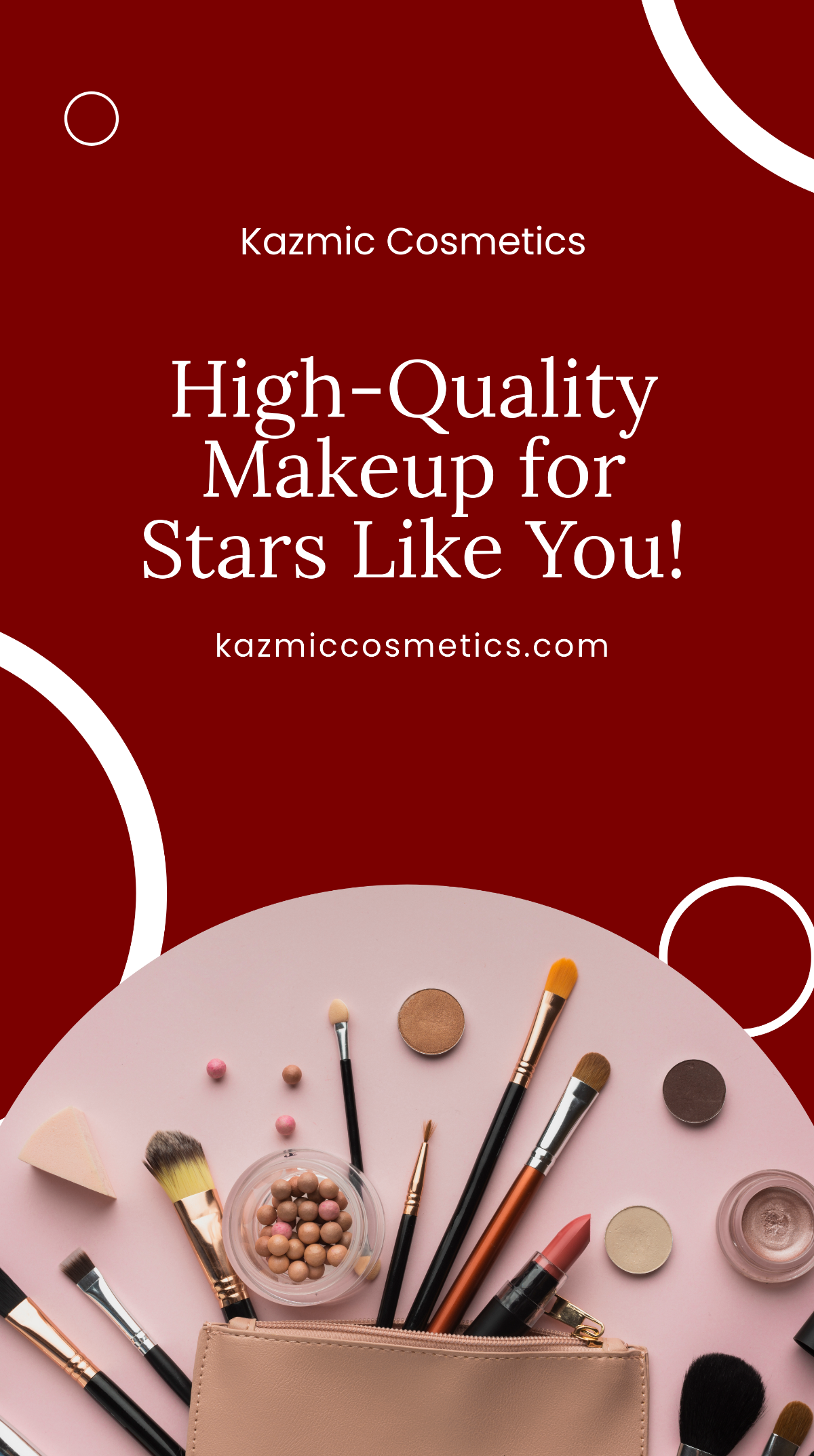 Free Cosmetics Snapchat Geofilter Template