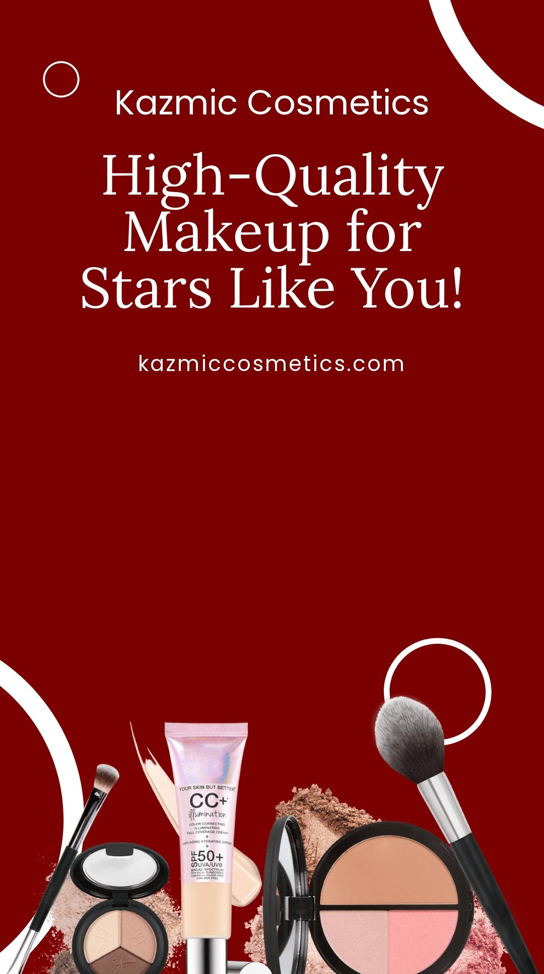 Cosmetics Snapchat Geofilter Template