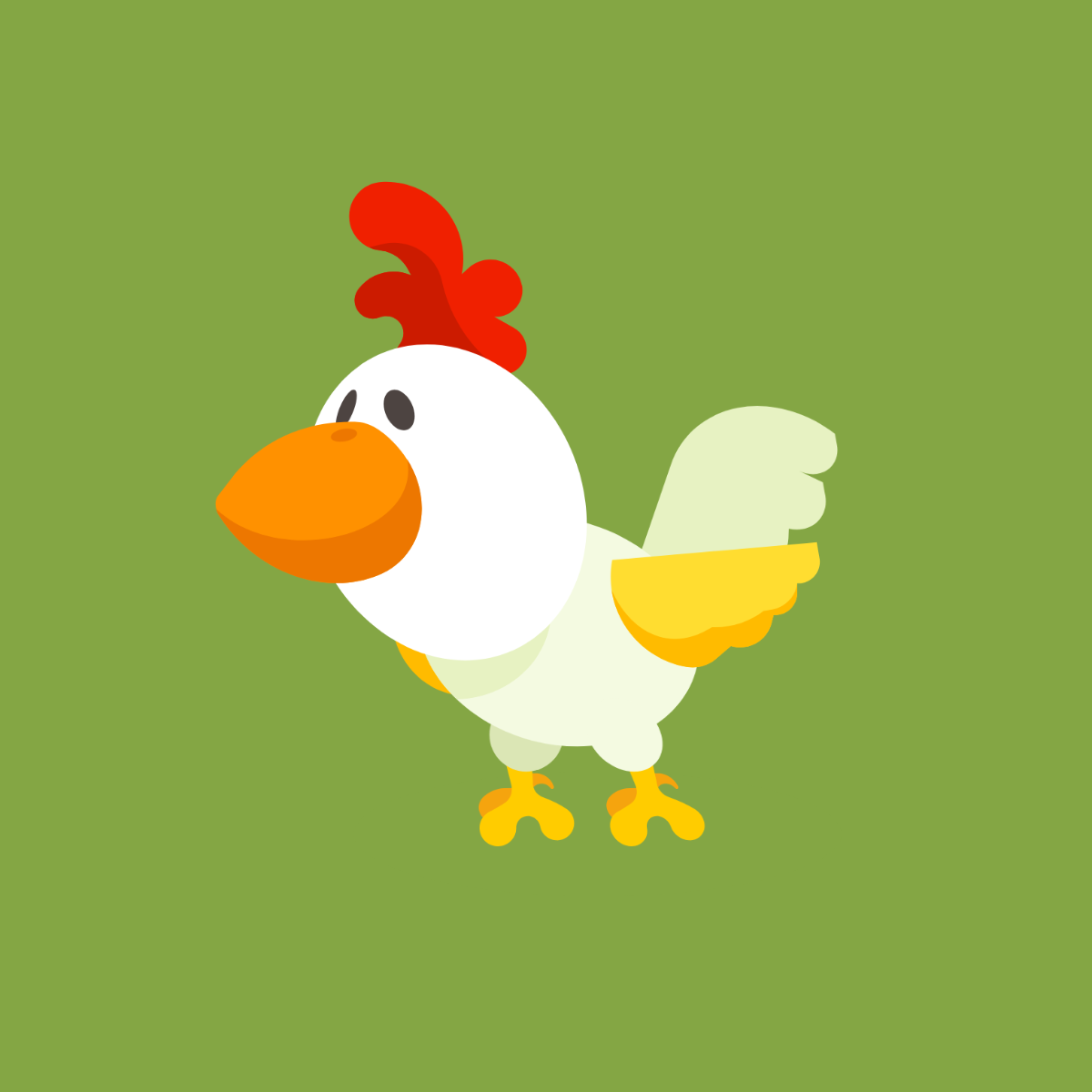 Chicken Cartoon Vector Template - Edit Online & Download Example ...