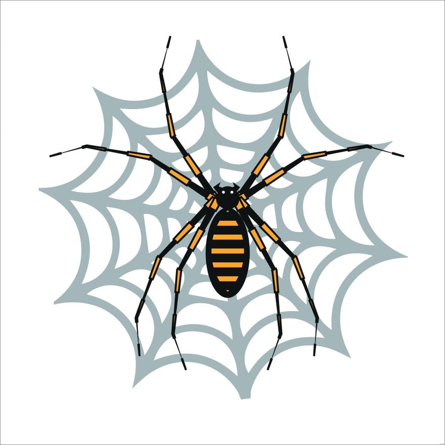 Free Spider Web Vector Template