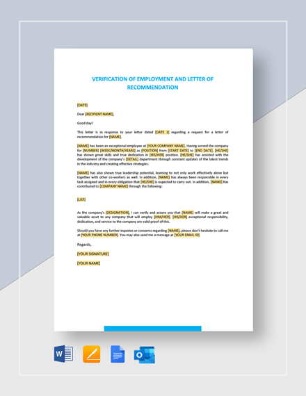 Letter Of Recommendation For A Friend And Colleague Template - Google ...