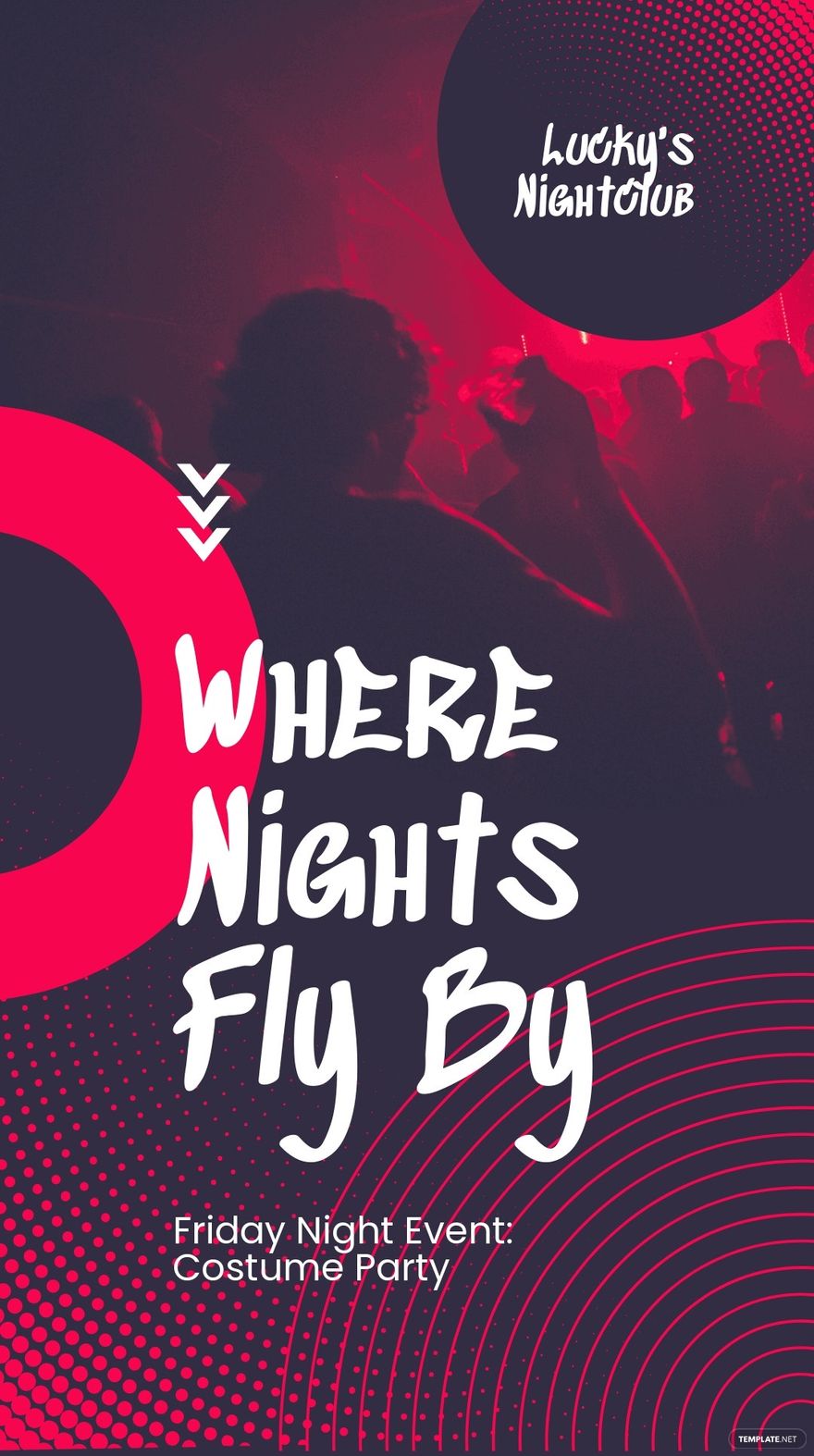 Free Nightclub Event Instagram Story Template